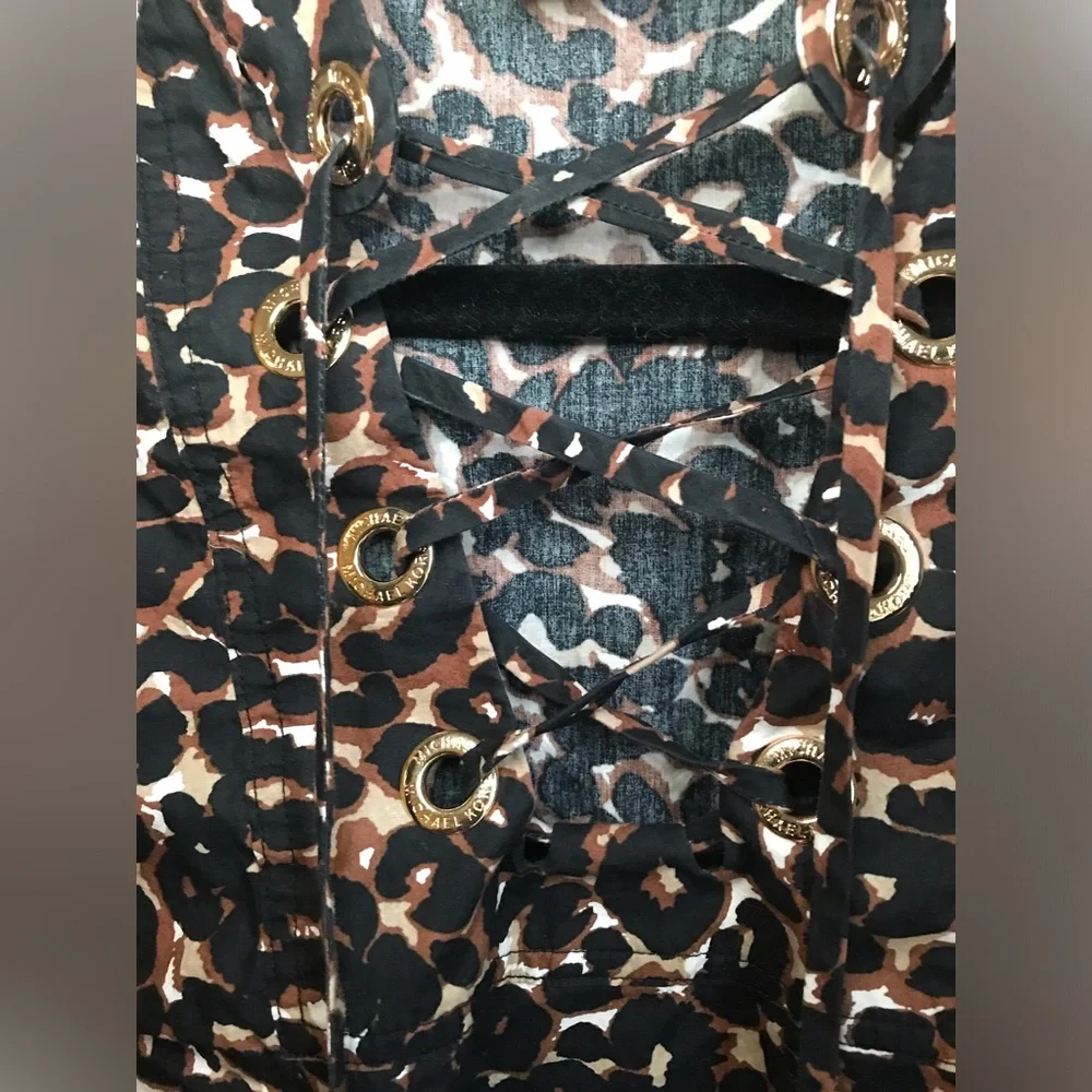 Michael Kors leopard top size XS - Picture 3 of 5